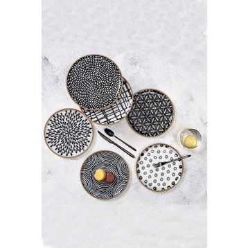 Porland Fractal 20 cm 6 Kişilik Pasta Takımı