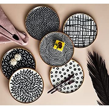 Porland Fractal 6 Parça 6 Kişilik Pasta Takımı