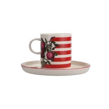 Porland Funky Desen 6 200 cc Tabaklı Çay Fincanı