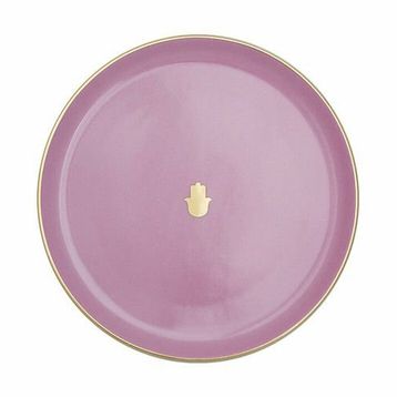 Porland Glamorous 20 cm Pembe Düz Tabak