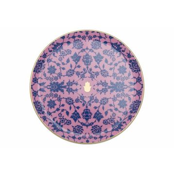 Porland Glamorous 24 cm Pembe Düz Tabak