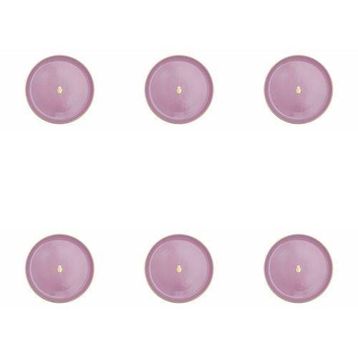 Porland Glamorous Pembe 20 cm 6'lı Düz Tabak