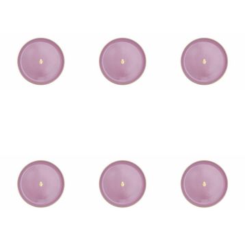 Porland Glamorous Pembe 20 cm 6'lı Düz Tabak
