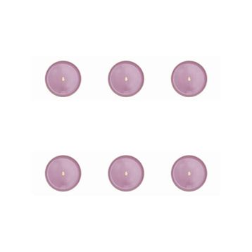 Porland Glamorous Pembe 20 cm 6'lı Düz Tabak