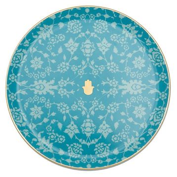 Porland Glamorous Turkuaz 24 cm 6'lı Düz Tabak
