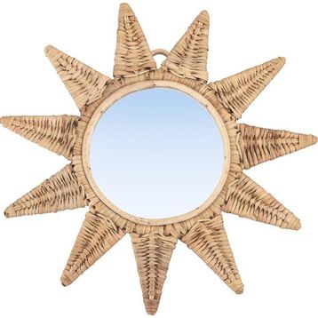 Porland Güneş 37 cm Çocuk Odası Duvar Aynası