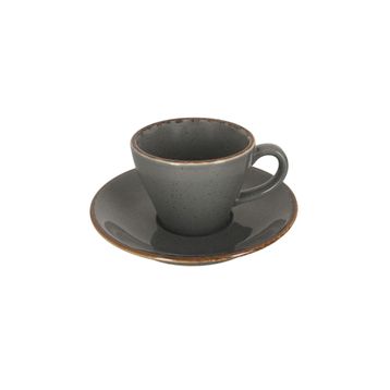 Porland Heritage Standard Seasons Koyu Gri Tabaklı 175 cc 6 Adet Çay Fincanı