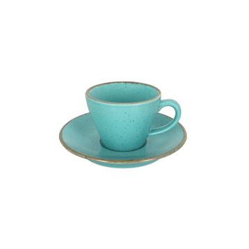 Porland Heritage Standard Seasons Turkuaz Tabaklı 175 cc 6 Adet Çay Fincanı