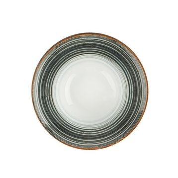 Porland Hypnosis Gri 26 cm Makarna ve Salata Tabağı