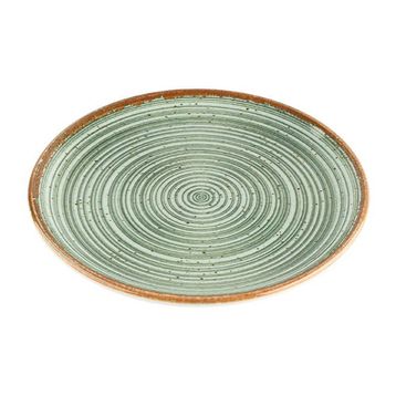 Porland Hypnosis Yeşil 25 cm Düz Tabak