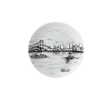 Porland İstanbul 19 cm Porselen Düz Tabak