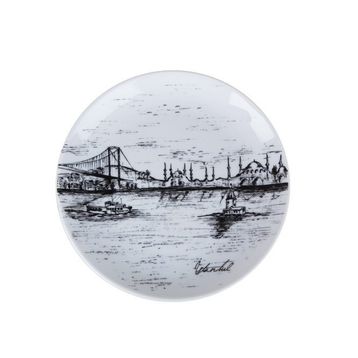 Porland İstanbul 19 cm Porselen Düz Tabak