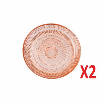 Porland Lina Turuncu 2x17 cm Ayaklı Tabak