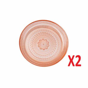Porland Lina Turuncu 2x17 cm Ayaklı Tabak
