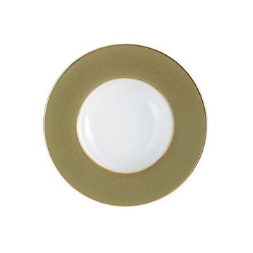 Porland Madeleine Yeşil 23 cm 6 Adet Çukur Tabak