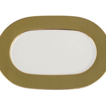 Porland Madeleine Yeşil 27 cm 2 Adet Kayık Tabak