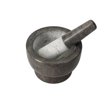 Porland Marble 13 cm Kahverengi Mermer Havan
