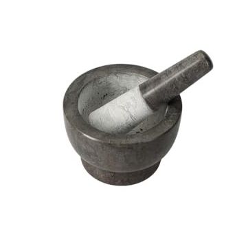 Porland Marble 13 cm Kahverengi Mermer Havan