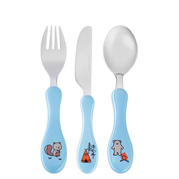 Porland Mini Tribe Çocuk 3 Parça Çatal Kaşık Bıçak Takımı