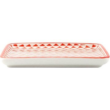 Porland Mix&Match 15 cm Kırmızı Kayık Tabak