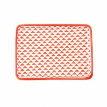Porland Mix&Match 15 cm Kırmızı Kayık Tabak