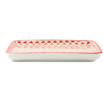Porland Mix&Match 15 cm Kırmızı Kayık Tabak
