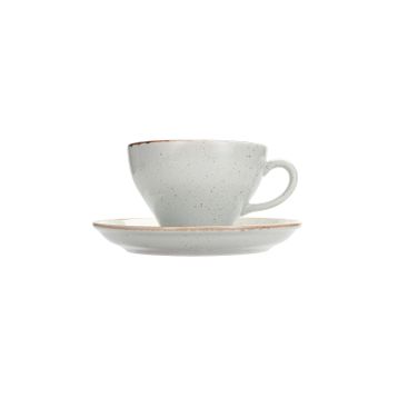 Porland More Grace Seasons Gri 365 cc 6 Adet Tabaklı Çay Fincanı