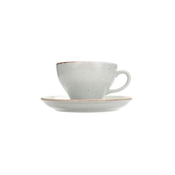 Porland More Grace Seasons Gri 365 cc 6 Adet Tabaklı Çay Fincanı
