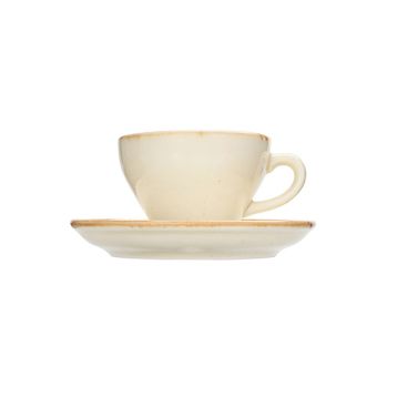 Porland More Grace Seasons Sarı Tabaklı 100 cc 12 Adet Kahve Fincanı