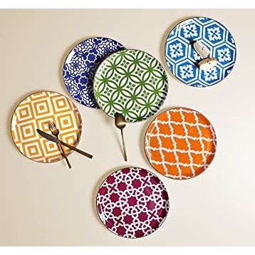 Porland Morocco 20 cm 6'lı Pasta Takımı