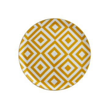 Porland Morocco D4 Sarı 24 cm 6 Adet Düz Tabak
