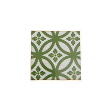 Porland Morocco Desen 1 Yeşil 10x10 cm Bardak Altlığı