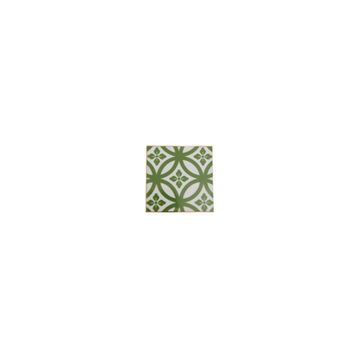 Porland Morocco Desen 1 Yeşil 10x10 cm Bardak Altlığı