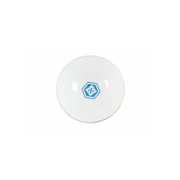 Porland Morocco Desen 2 Mavi 20 cm 1 Adet Çukur Tabak