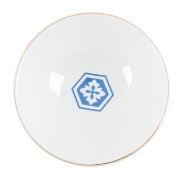 Porland Morocco Desen 2 Mavi 20 cm 1 Adet Çukur Tabak