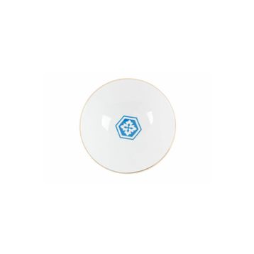 Porland Morocco Desen 2 Mavi 20 cm Çukur Tabak