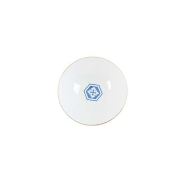 Porland Morocco Desen 2 Mavi 20 cm Çukur Tabak