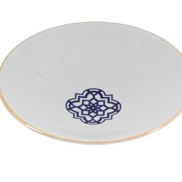 Porland Morocco Desen 7 Mor Tekli 20 cm Çukur Tabak
