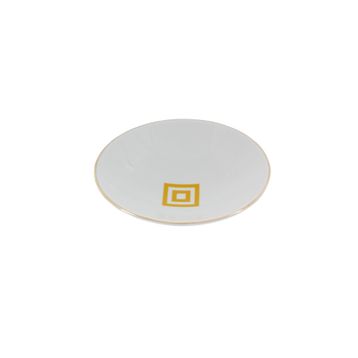 Porland Morocco Desen Sarı 20 cm Çukur Tabak