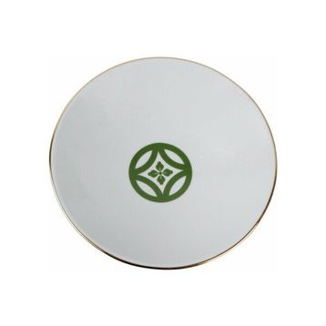Porland Morocco Desen Yeşil 20 cm Çukur Tabak