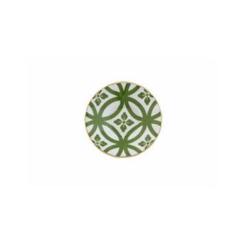 Porland Morocco Desen1 Yeşil 12 cm 12 Adet Çay Tabağı