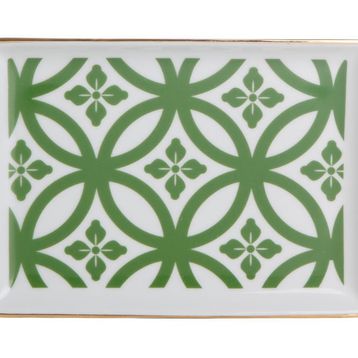 Porland Morocco Desen1 Yeşil 18 cm 2 Adet Kahvaltı Tabağı