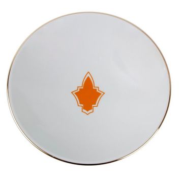 Porland Morocco Desen3 Turuncu 20 cm 6 Adet Çukur Tabak