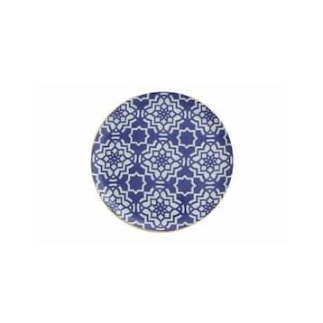 Porland Morocco Desen7 24 cm Mor Düz Tabak