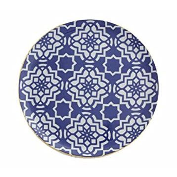 Porland Morocco Desen7 24 cm Mor Düz Tabak