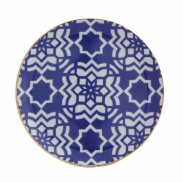 Porland Morocco Desen7 Mor 17 cm Düz Tabak
