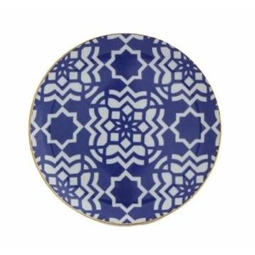 Porland Morocco Desen7 Mor 17 cm Düz Tabak