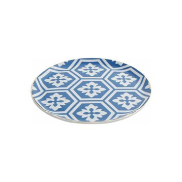 Porland Morocco DS2 6 Adet Mavi 24 cm Düz Tabak