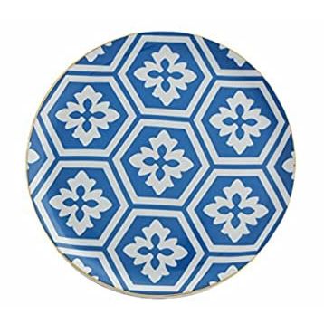 Porland Morocco DS2 6 Adet Mavi 24 cm Düz Tabak