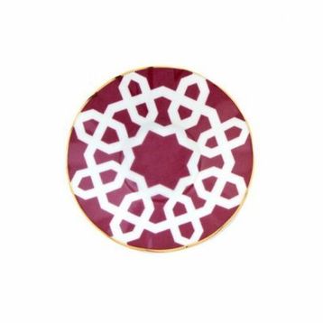 Porland Morocco Fuşya 12 cm Çay Tabak